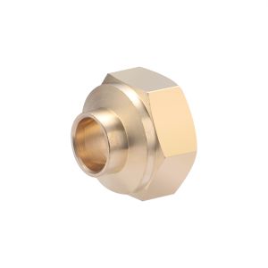 Conector de latón para soldar ø14 - hembra para enroscar 3/4