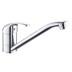 Grifo de fregadero cromado pola