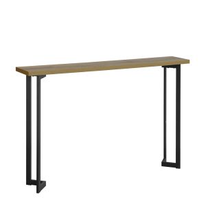 Mesa consola entrada roble claro 120x20x75cm