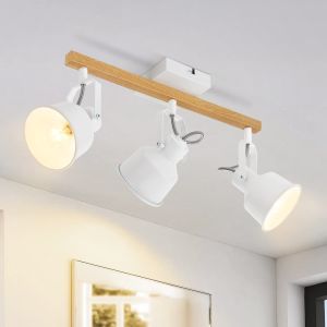 Nettlife lámpara de techo blanca e14 46.5x14