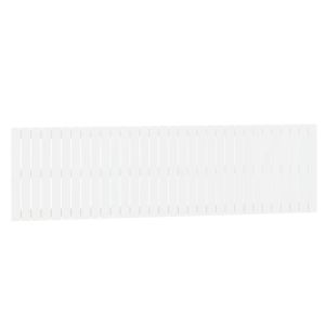 vidaXL cabecero de cama pared madera maciza pino blanco 204x3x60 cm