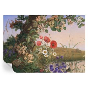 Papel pintado autoadhesivo idilio floral 208x146 tulup