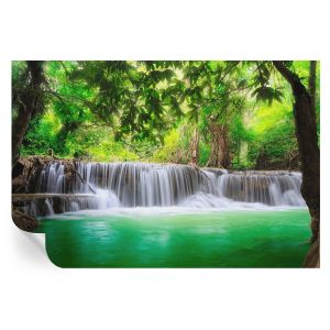 Murales autoadhesivos cascada del bosque 104x152 tulup