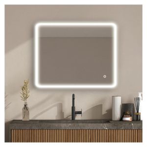 Espejo LED rectangular l60/80/90/120cm  con retroiluminación miralux