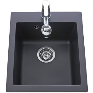 Aquasanita - fregadero granito - cubeta práctica diaria - 425 x 500 mm