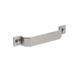 Tirador para mueble en zamac 760 dist entre ejes 128mm níquel lote de 6