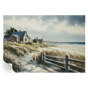 Papel pintado autoadhesivo dunas de playa 208x146 tulup