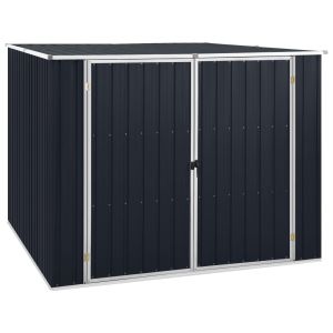 Cobertizo de jardín acero galvanizado antracita 195x198x159 cm es2518