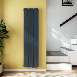 Emke radiador agua caliente acero plano doble capa antracita 180x46 cm