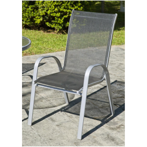 Pack de 2 sillones apilables para jardín y terraza