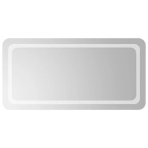 vidaXL espejo de baño con LED 50x100 cm
