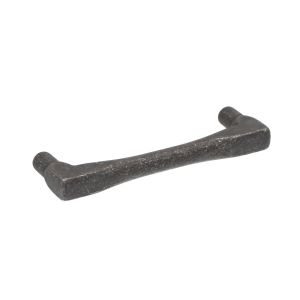 Tirador para mueble en zamac 555 dist entre ejes 96mm hierro negro lote 25