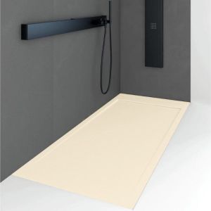 Plato de ducha resina quore crema  80x160cm