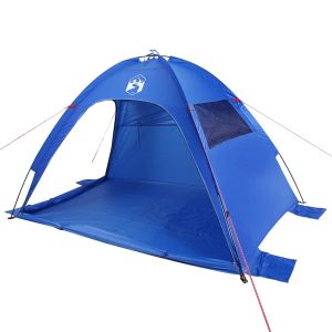 vidaXL tienda de playa impermeable azul