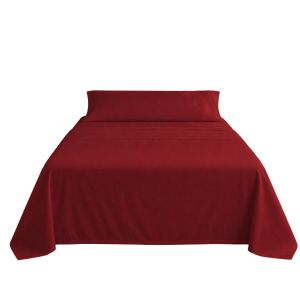 Juego de sábanas granate cama 135cm 144 hilos donegal collections