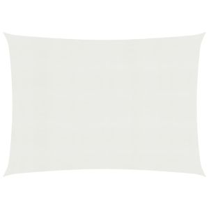 Vela de sombra 160 g/m² blanca 3,5 x 5