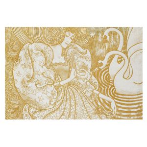 Papel pintado tejido no tejido 250x250 elegancia femenina tulup