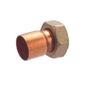 Conector recto de 2 piezas 32 mm - tuerca giratoria h 11/4.