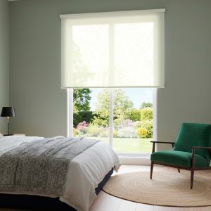 Estor enrollable screen basic 5% blanco lino 180x150cm.