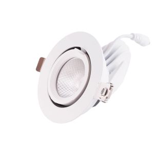 Foco downlight LED 7w 1050lm 4000ºk circular orientable 40.000h  [ho-cob-c