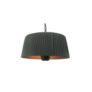 Calentador eléctrico coLGante para exterior sirmione de 1800 w, color negro
