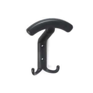 Colgador de pared rei 7-c8734.18 | 102x135x49 mm | negro mate