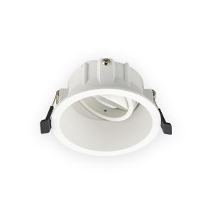 Marco orientable profundo para gu10 o modulo fuente LED(mt90r-b)
