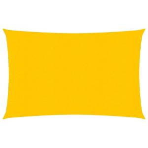 vidaXL toldo de vela hdpe amarrilo160 g/m² 2,5x3,5 m