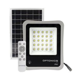 Proyector solar LED 30w ip65 (panel solar + mando a distancia inc