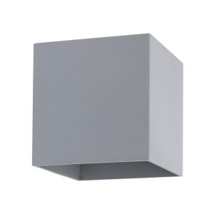 Aplique de pared 6w LED 3000k integrado iluminacion up down gris(apc65g-6c)