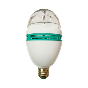 Bombilla LED disco E27 3w equi.20w giratorio 360º rgb 25000h raydan home