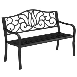 Banco de jardín 127 x 61 x 89 cm