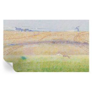 Papel pintado autoadhesivo campo de verano 416x254 tulup