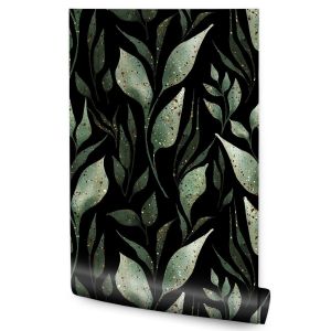 Papel Pintado N Hojas Naturaleza Plantas Para Dormitorio 53cm x 10m