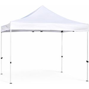 Dupi gazebo plegable pro 3x3 metros | patas blancas | blanca