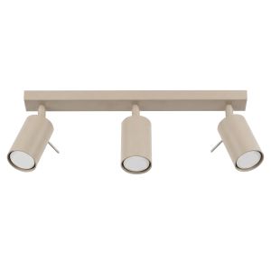 Plafones ring 3 taupe acero 45x16x6cm