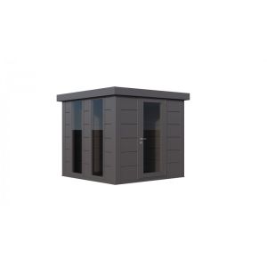 Caseta de jardin nh4 iluminado | antracita | 238 x 238 - novo habitat
