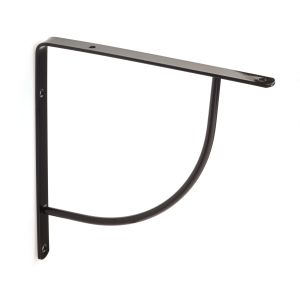 Escuadra de balda rei 1460 | 20x240x240 mm | negro