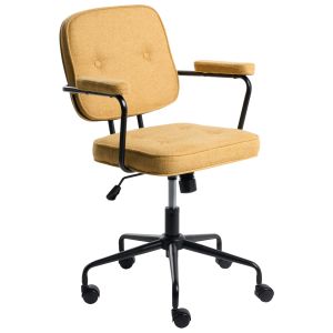 Silla de escritorio pawnee tela amarillo