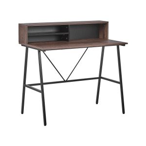 Escritorio harison 100 cm 53 cm marrón oscuro
