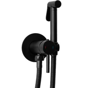 Rea grifo de bidé lungo loop black, 9x7x19 cm