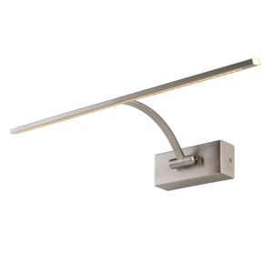 Aplique LED "dali" para cuadros, 8w, 2700k, níquel