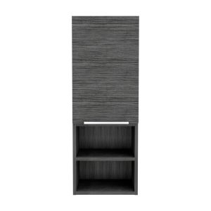 Armario de pared baño mila, con estantes