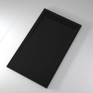 Plato de ducha pizarra clever negro  90x210 cm rejilla color