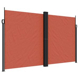 vidaXL toldo lateral retráctil terracota 200x1200 cm