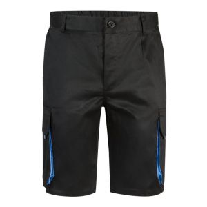 Velilla bermuda bicolor 40 negro/celeste