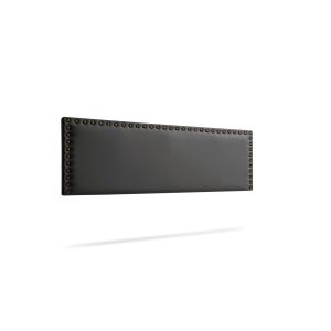 Cabecero tapizado modena polipiel 115x55x8 cm - negro - moonia