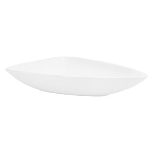 Lavabo forma triangular 69x46x13 cm ceramica blanca diseño ml