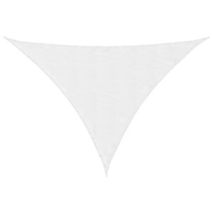 vidaXL toldo de vela triangular tela oxford blanco 4x5x5 m