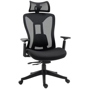 Silla de oficina 70x66x128 cm malla vinsetto, oficina - sillas de oficina